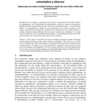 Teorías y modelos sobre el aprendizaje en entornos conectados y ubicuos.
