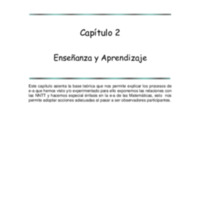 Enseñanza y Aprendizaje