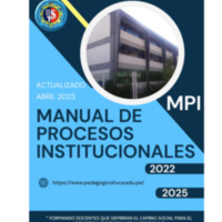 Manual de Procesos Institucionales (MPI) del IESPPH